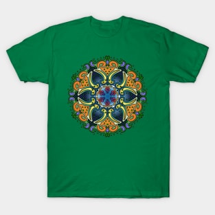 Paisley Mandala Sea Urchin T-Shirt